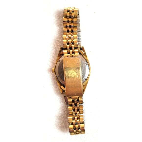 Womens Elgin Vtg 80s Watch Lot 2 Pc Goldtone Mechanical For Repair or Battery - Picture 8 of 9